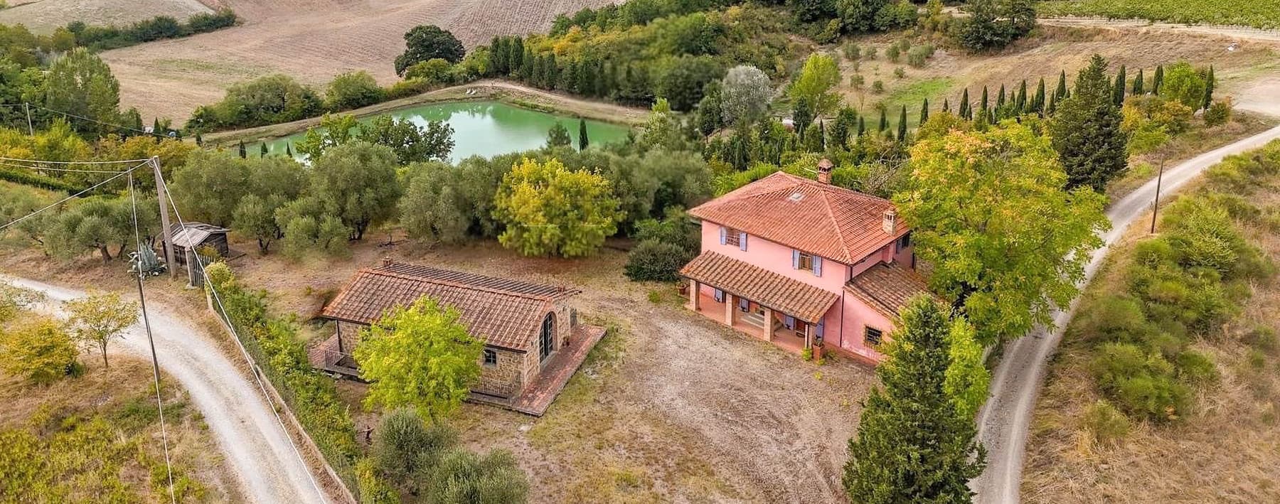 Casale panoramico in Toscana, Gambassi Terme, 340 mq totali