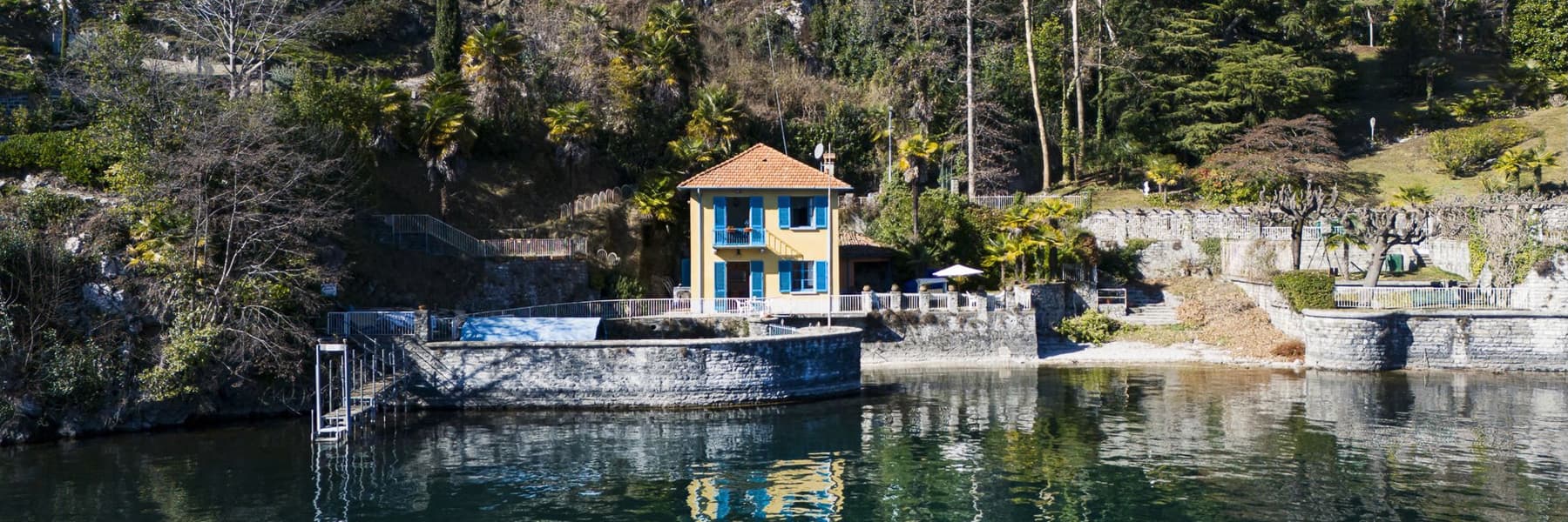 Villa romantica a Bellagio con darsena sul Lago di Como