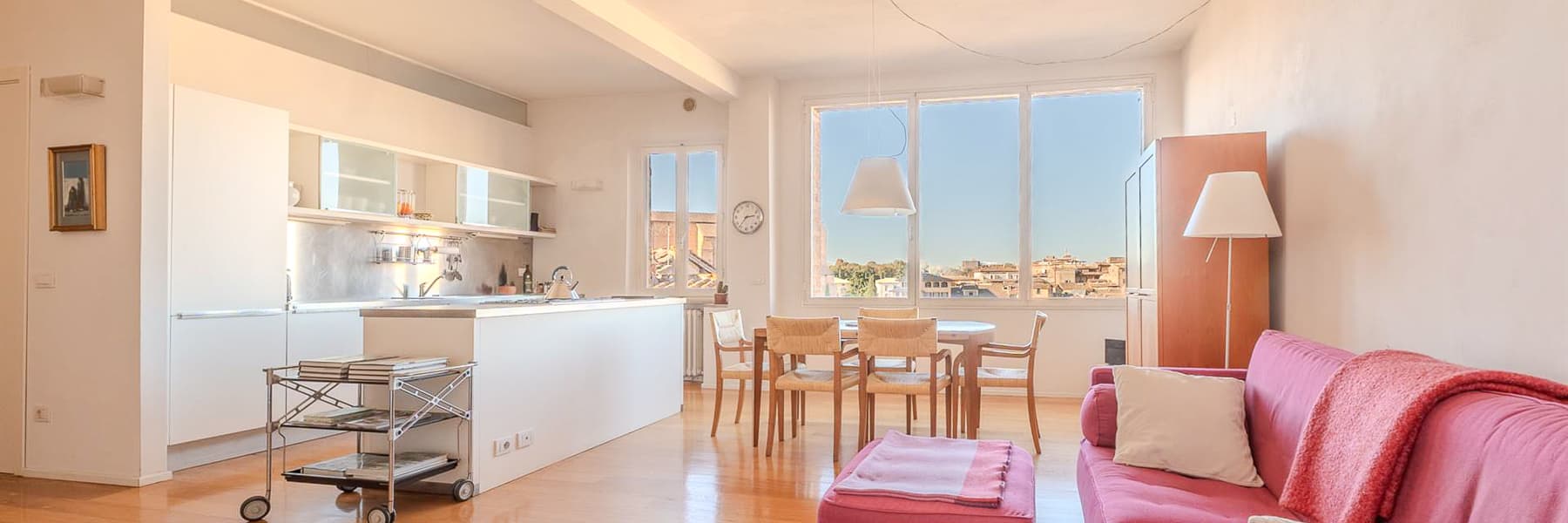 Attico panoramico nel centro storico di Siena