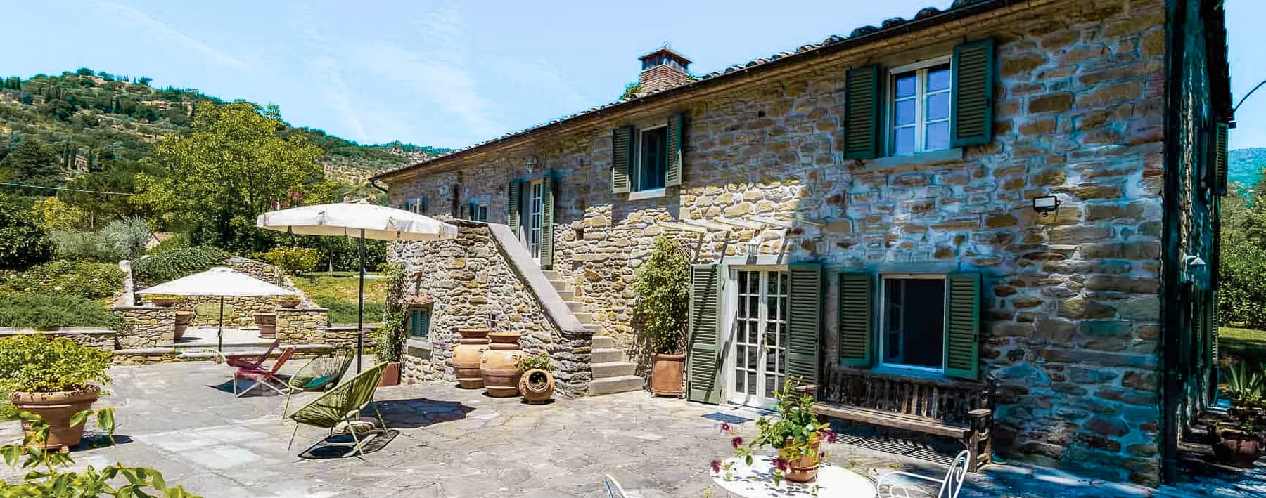 Casale di charme a Cortona, Toscana con piscina e vista