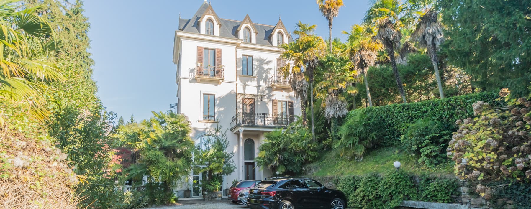 Villa storica a Luino, vista Lago Maggiore