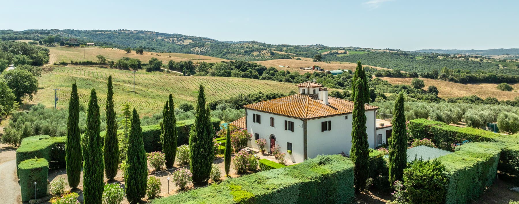 Villa d'epoca con piscina nelle colline di Scansano