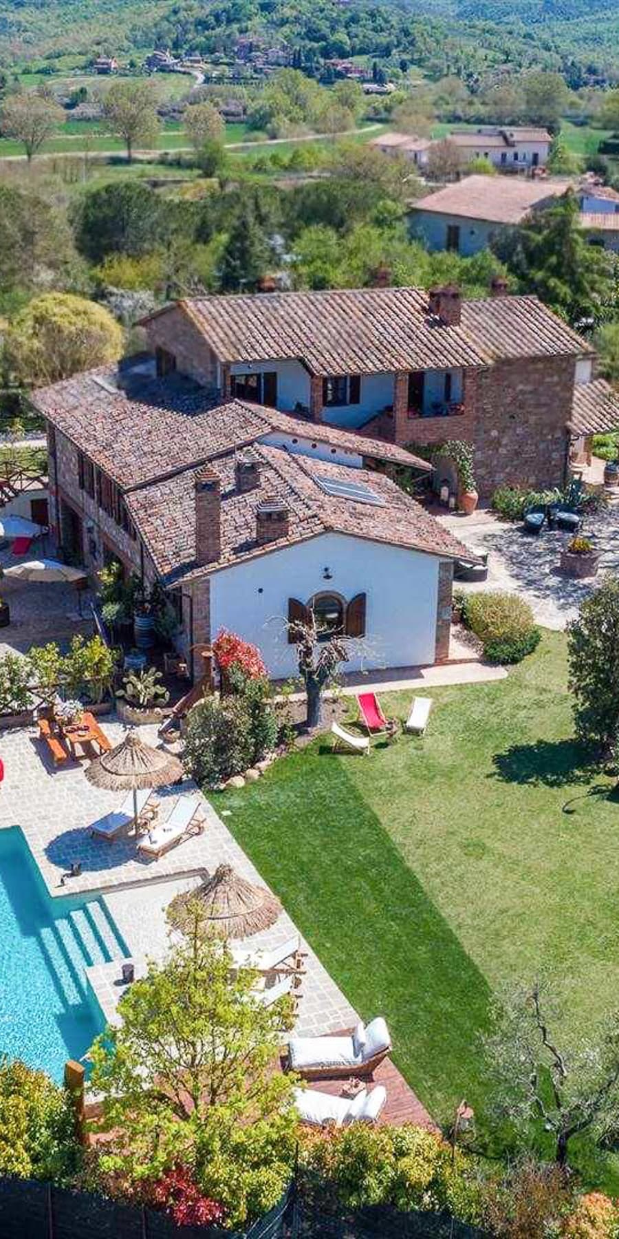 Colonica con parco e piscina a Città della Pieve, Umbria