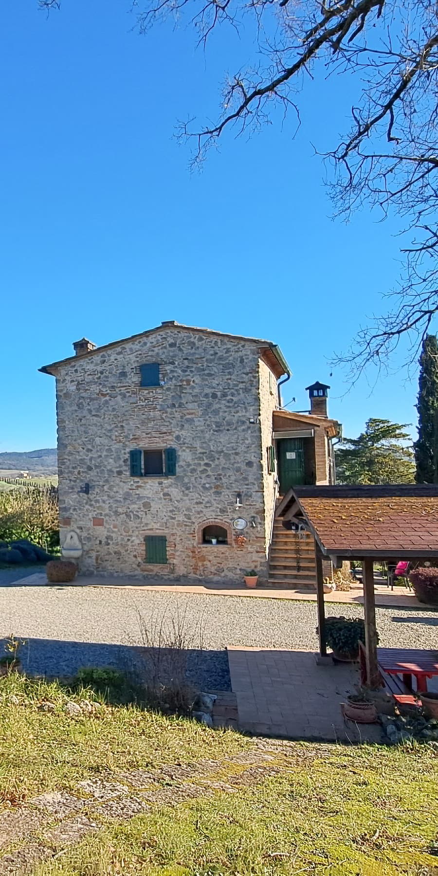 Agriturismo panoramico a Volterra, Toscana