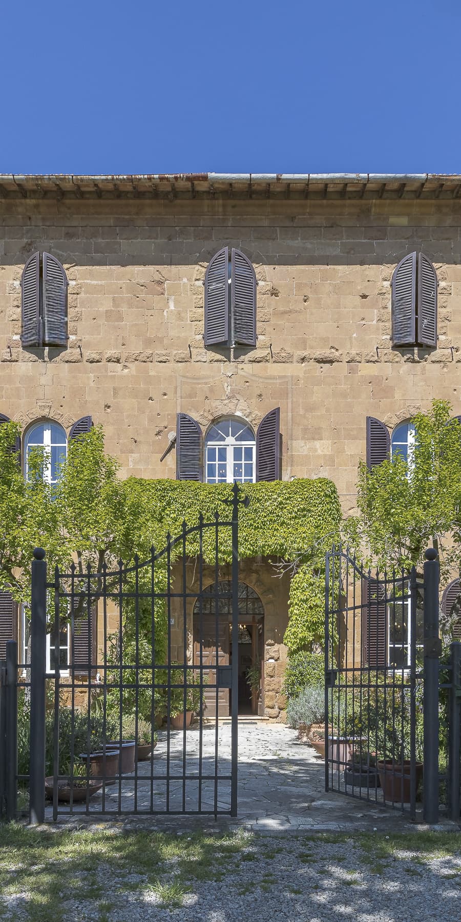 Villa storica con giardino nel cuore di Pienza, Toscana