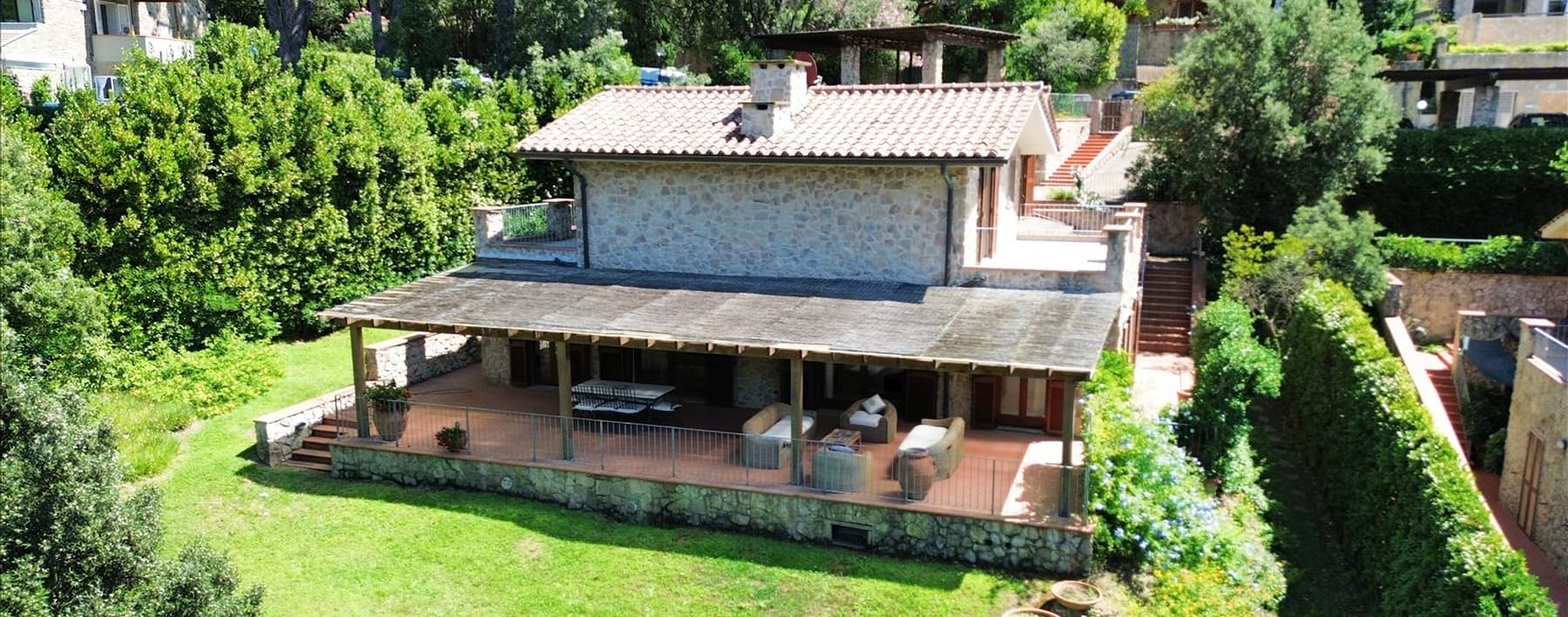 Villa a Punta Ala, Toscana con giardino e vista golf