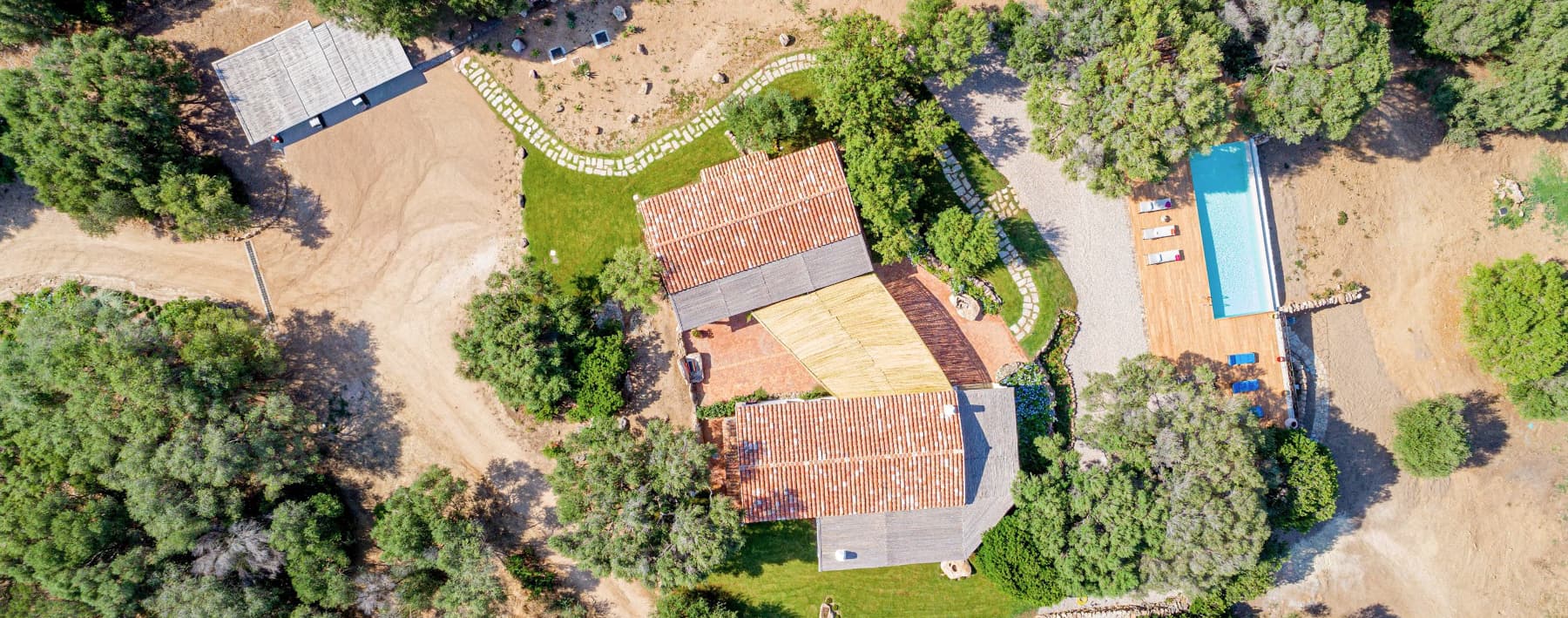 Villa a Olbia, Sardegna con vista mare e piscina