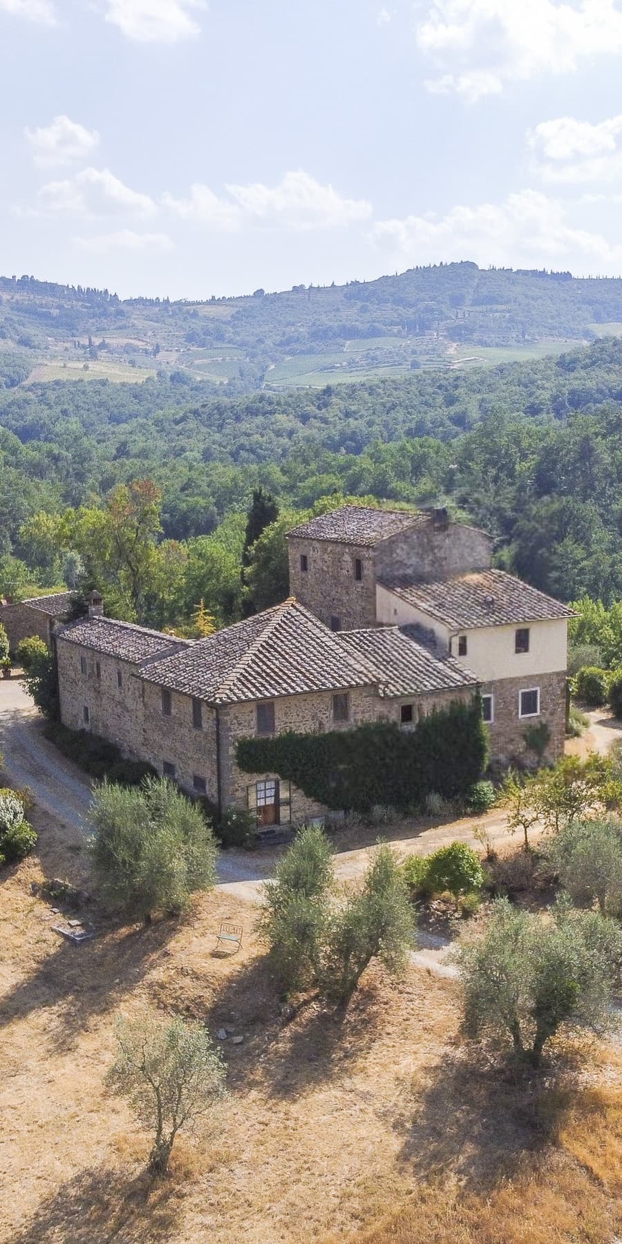 Casale con Piscina e Vista in Toscana, Greve in Chianti