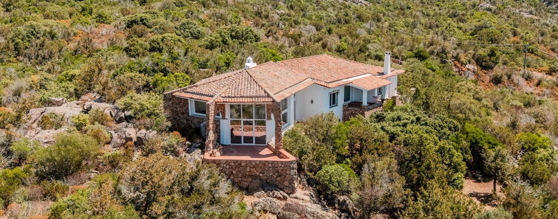 Villa panoramica con piscina a Olbia, Sardegna