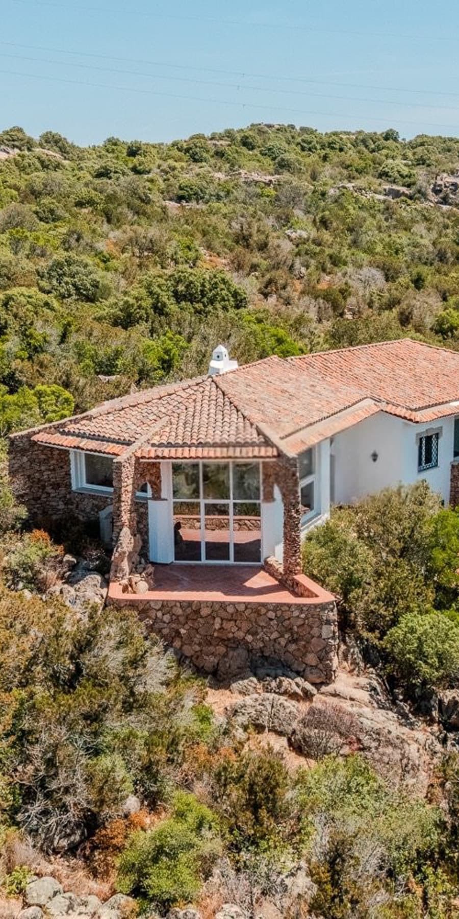Villa panoramica con piscina a Olbia, Sardegna