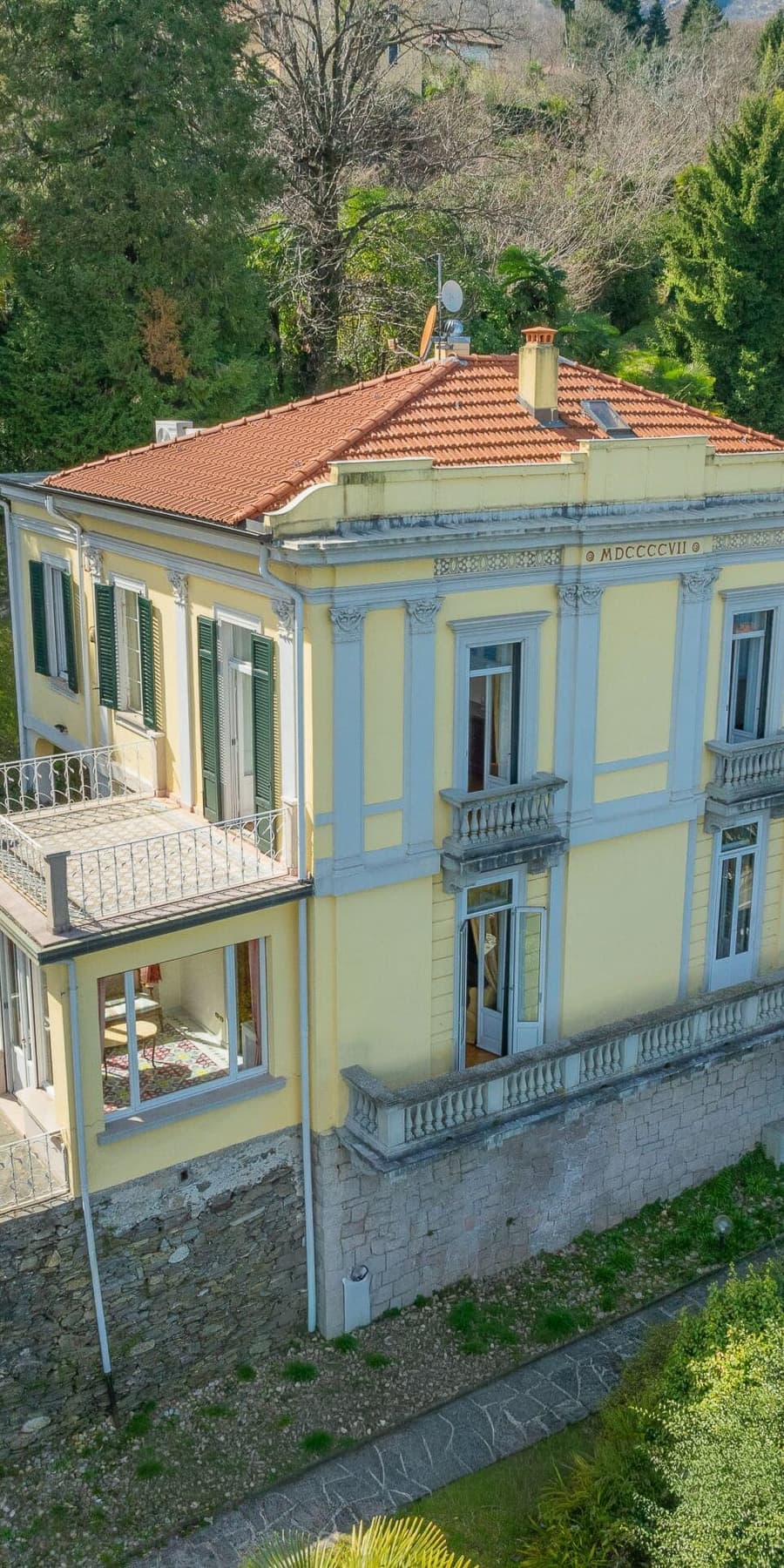 Villa Liberty a Baveno con vista sul Lago Maggiore