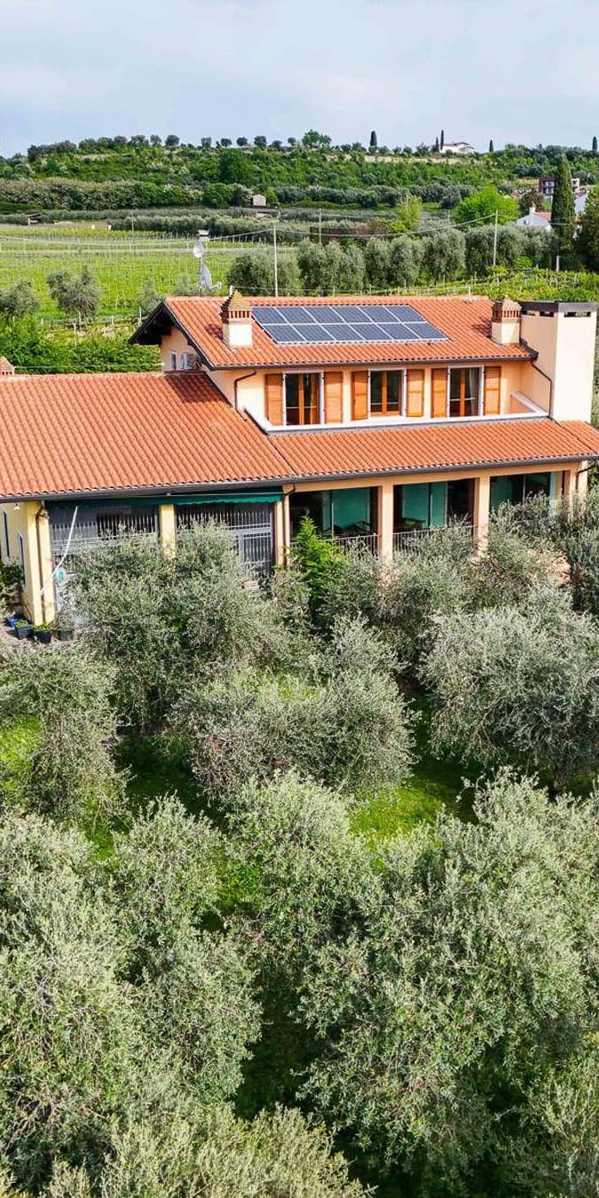 Villa immersa tra ulivi al Lago di Garda, Bardolino