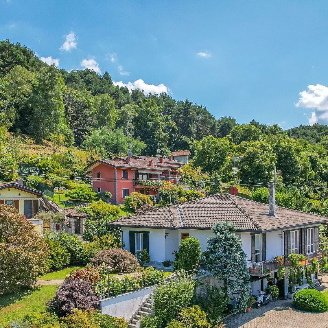 Villa indipendente con vista Lago Maggiore a Ranco
