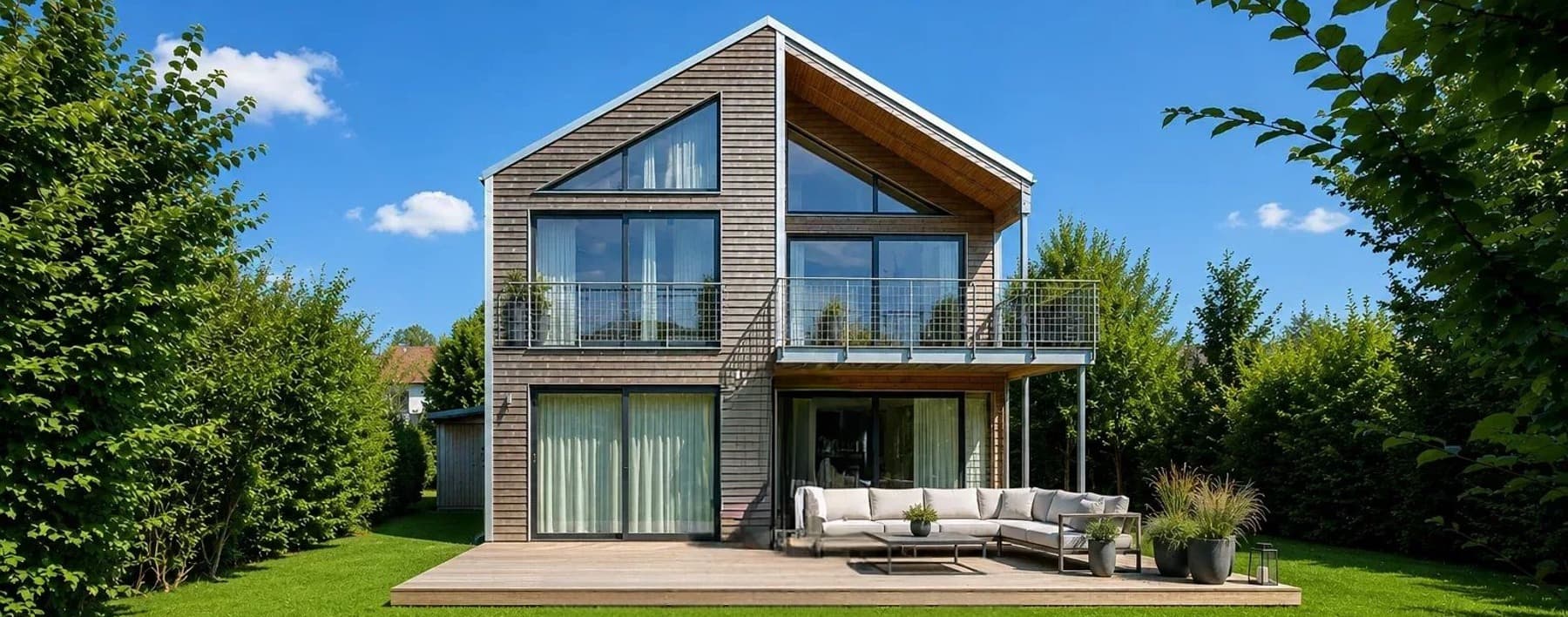 Villa contemporanea nel verde di Grünwald, 226 mq