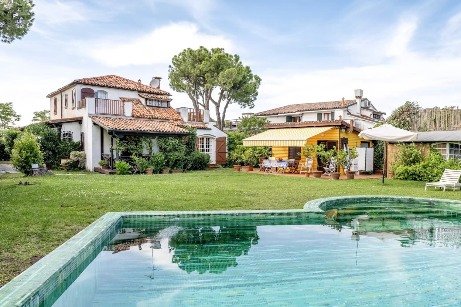 Villa agli Alberoni con Vista Laguna, Giardino e Tre Terrazze