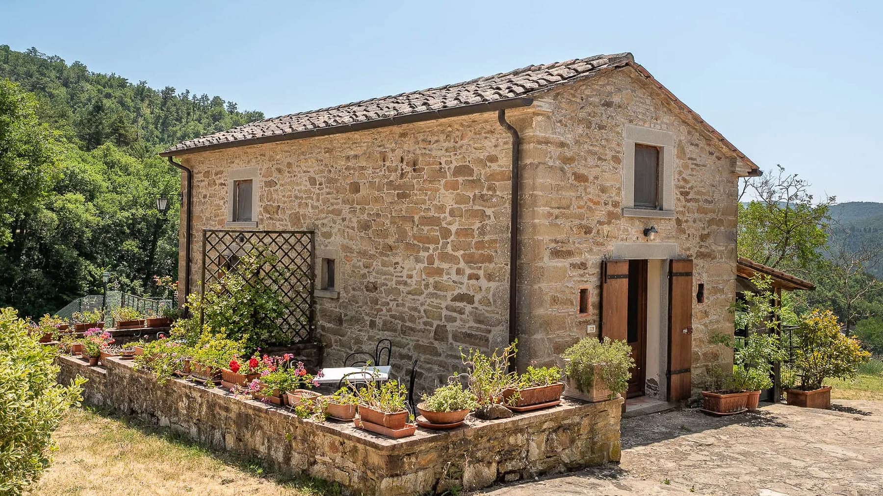 Casale caratteristico a Subbiano, nel cuore della Toscana