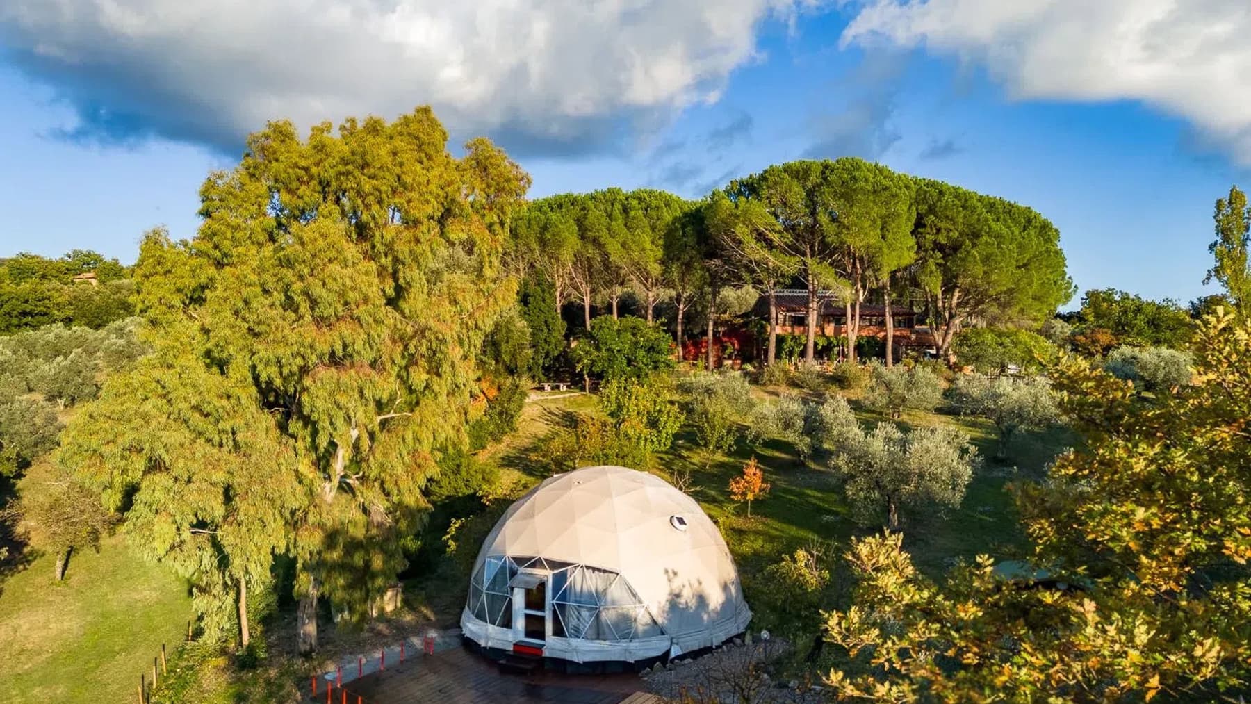 Casale in Maremma Toscana, vista lago e mare
