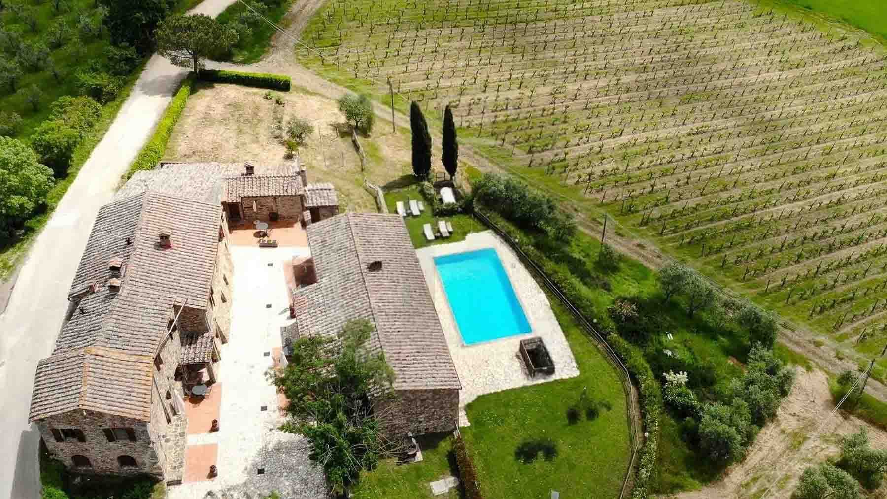 Estate Complex in Castellina, Tuscany's Chianti Region