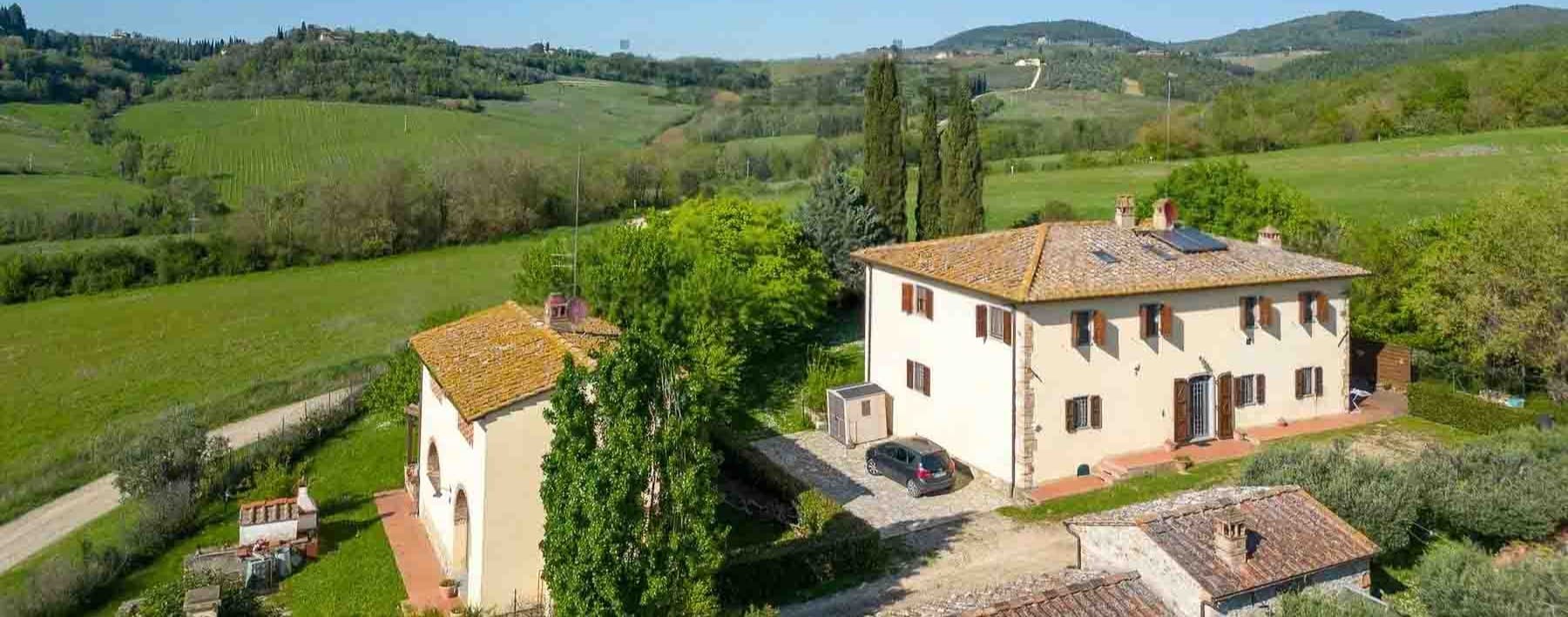 Villa panoramica nel cuore del Chianti, Toscana