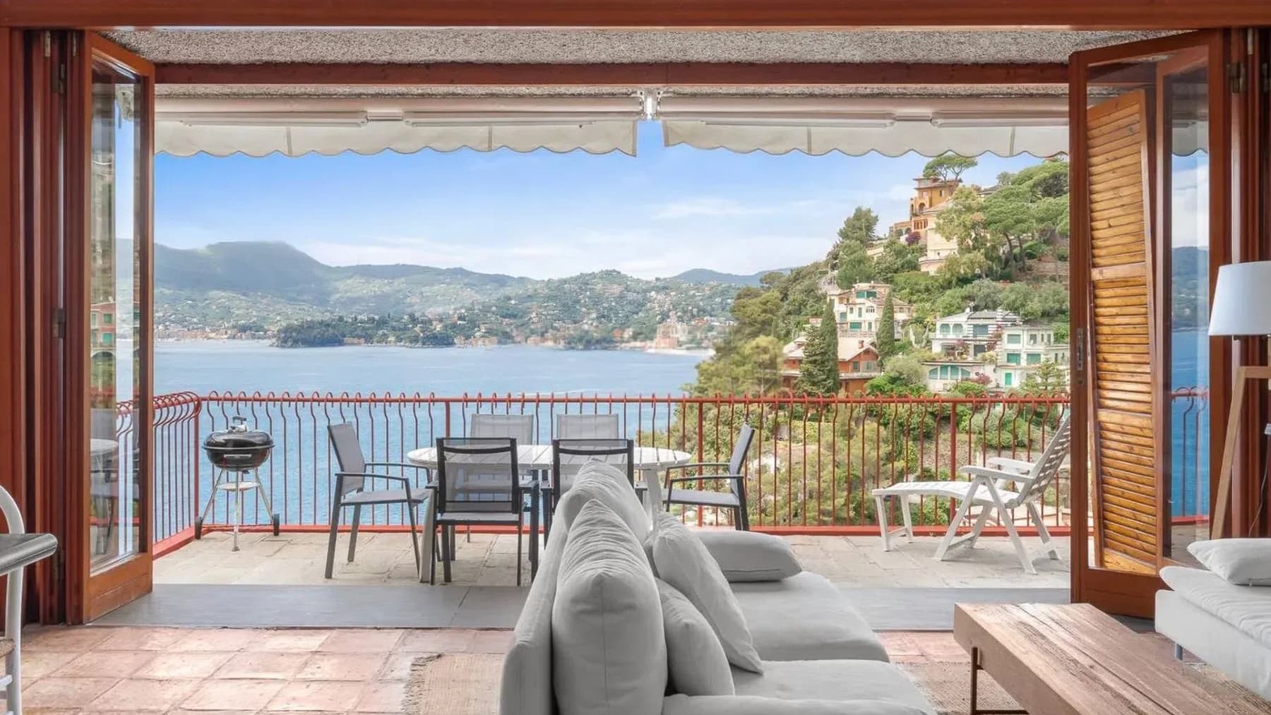 Appartamento esclusivo a Zoagli, vista mare e privacy