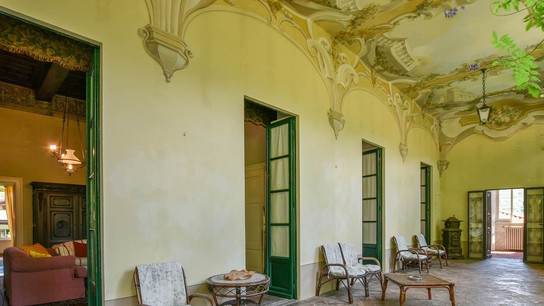 Villa storica a Castello Cabiaglio nel Parco del Campo dei Fiori