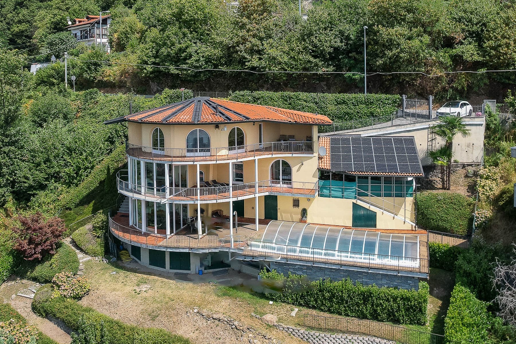 Villa panoramica a Bee con vista sui laghi, Lago Maggiore