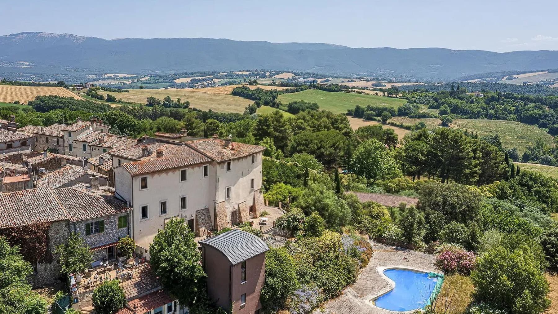Majestic Castle in Todi, Umbria