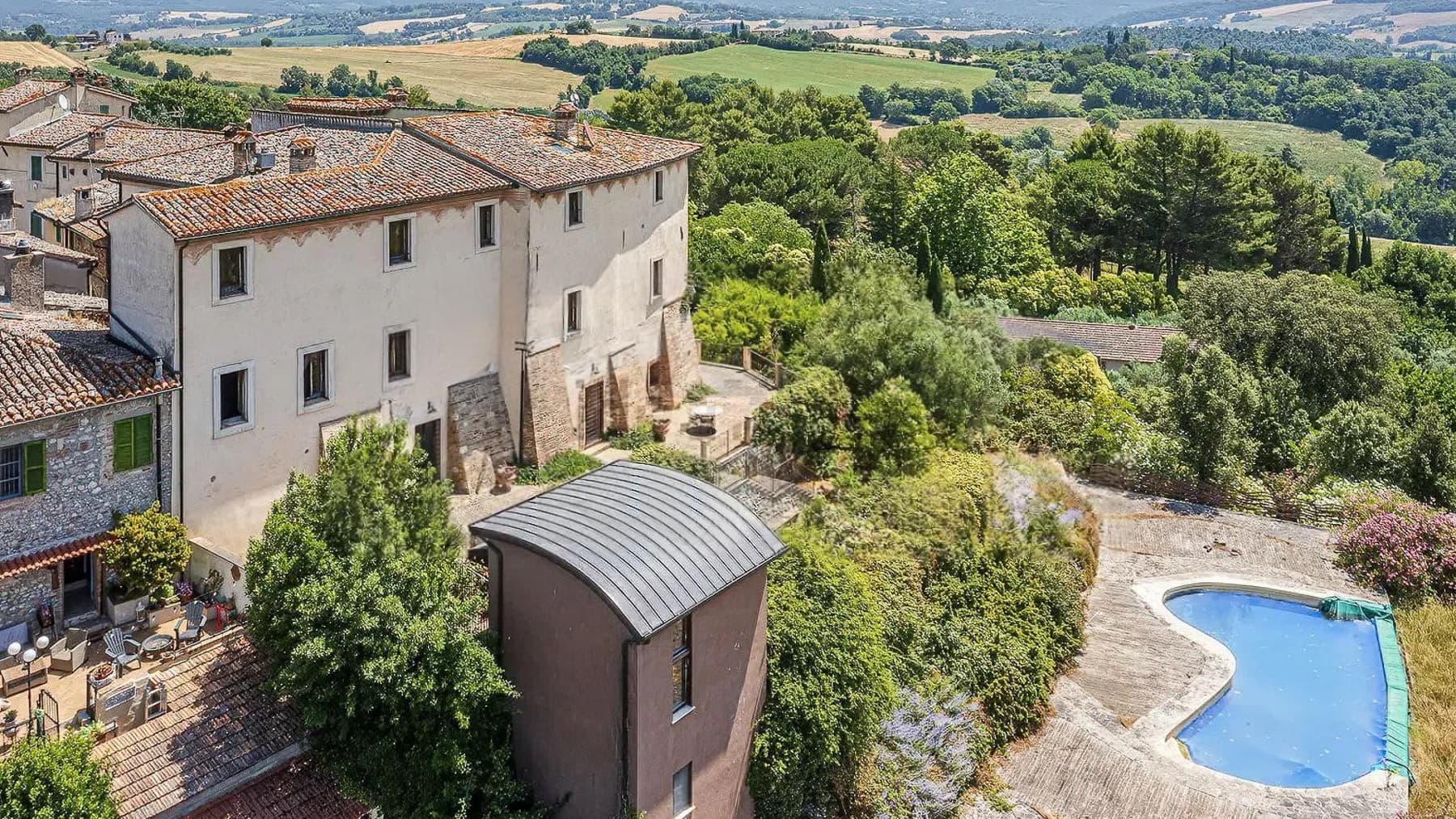 Majestic Castle in Todi, Umbria