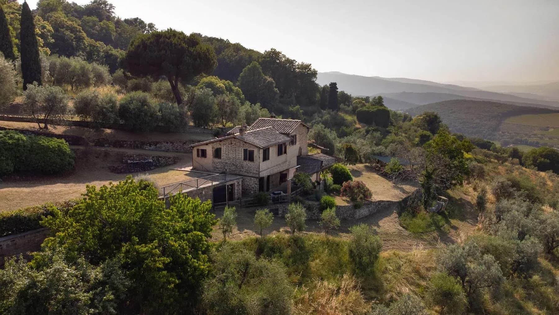Casale panoramico in Val d'Orcia, Montalcino