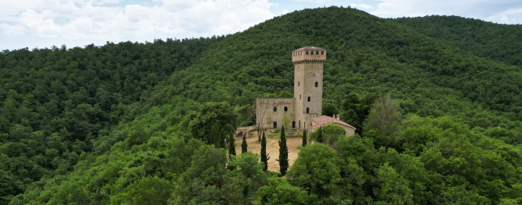 Majestic Castle in Passignano, Umbria