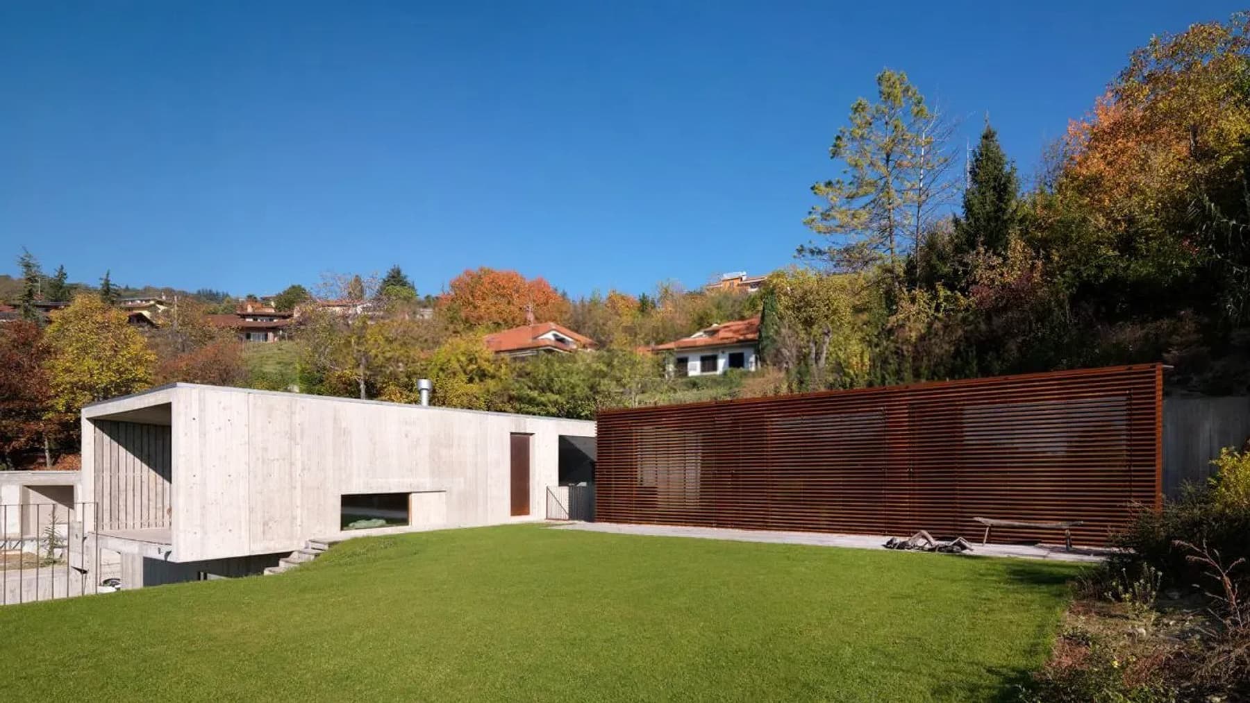 Villa moderna a Pino Torinese, architettura unica