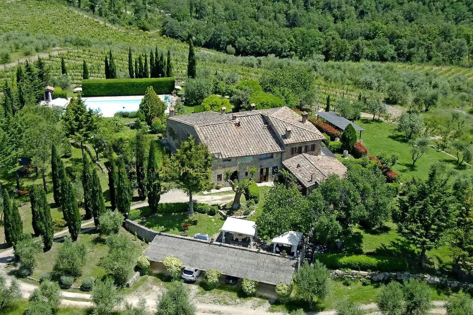 Casale con piscina nel cuore del Chianti, Croce Fiorentina