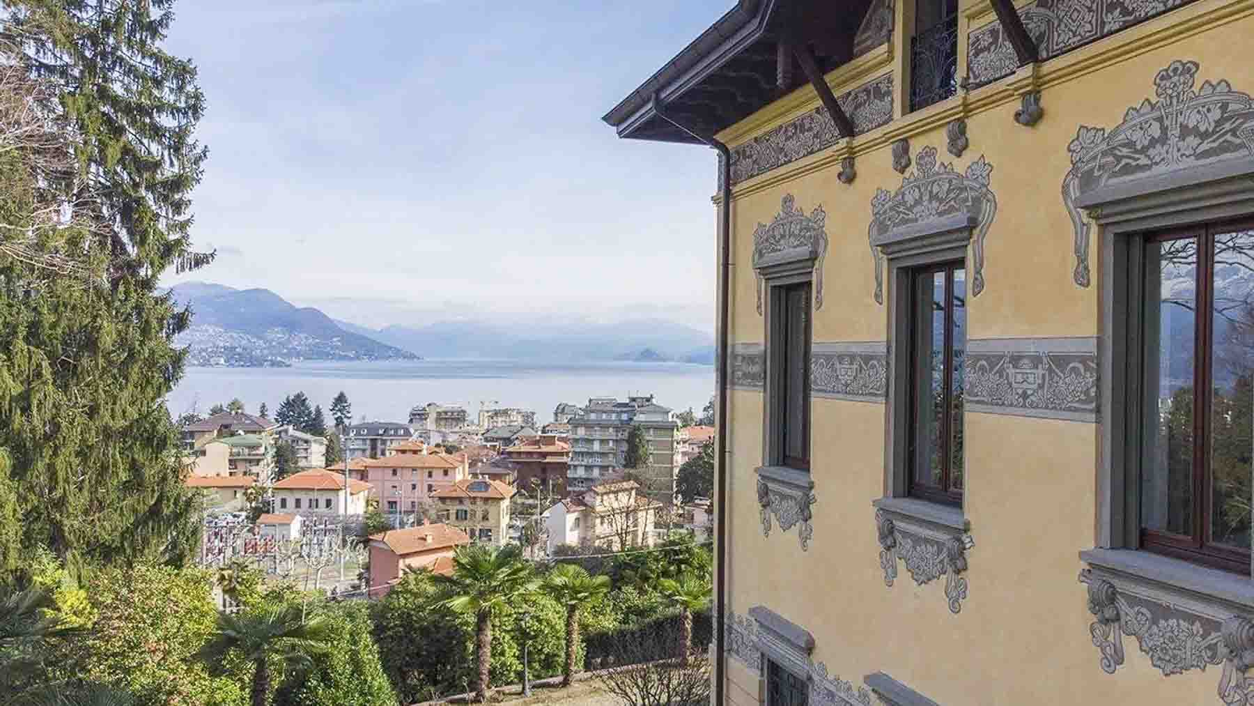 Villa Liberty a Stresa, vista Lago Maggiore
