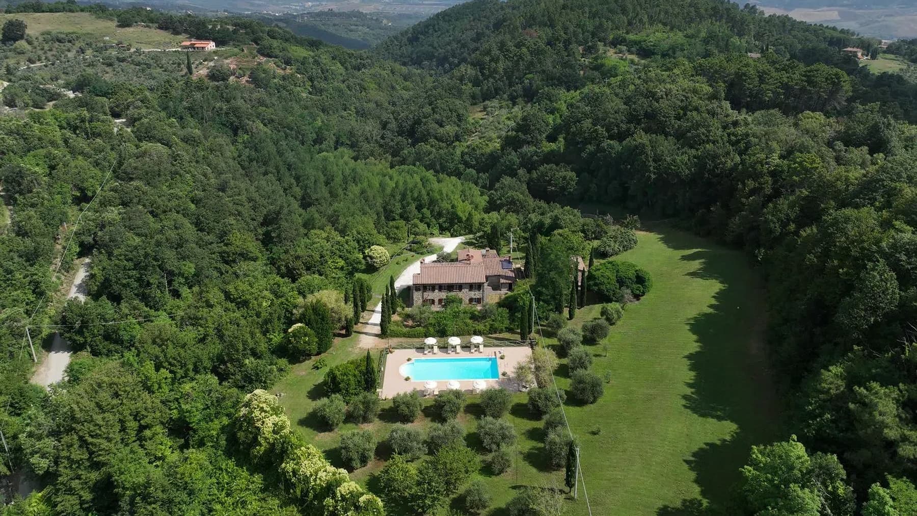 Casale Toscano con Piscina e Viste a Rivalto
