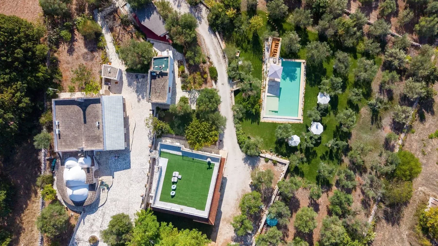 Villa con Trulli e Piscina, panoramica ad Ostuni, Puglia