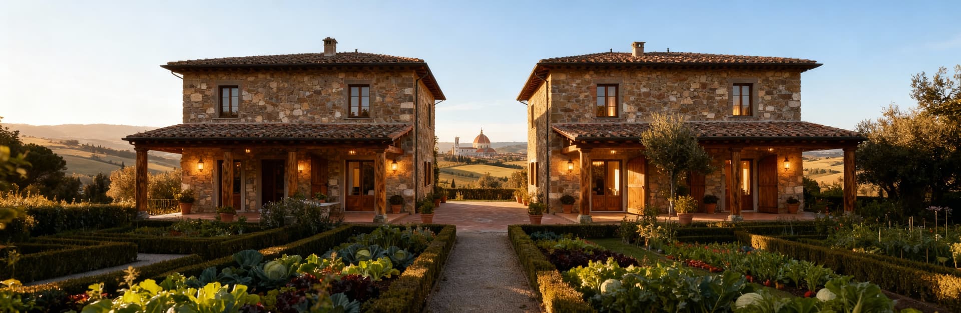 Luxury real estate for sale in Florence, showcasing historic residences and stunning Tuscan landscapes.