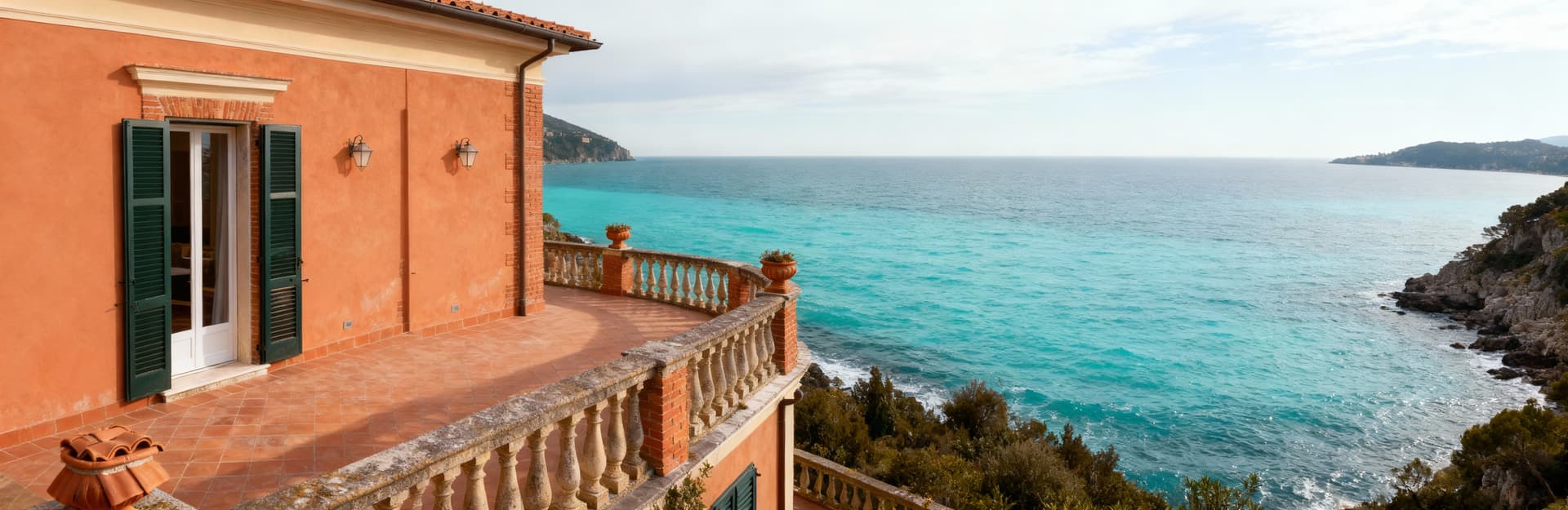 Luxury properties for sale in Savona, showcasing stunning villas and panoramic penthouses in a historic coastal city.