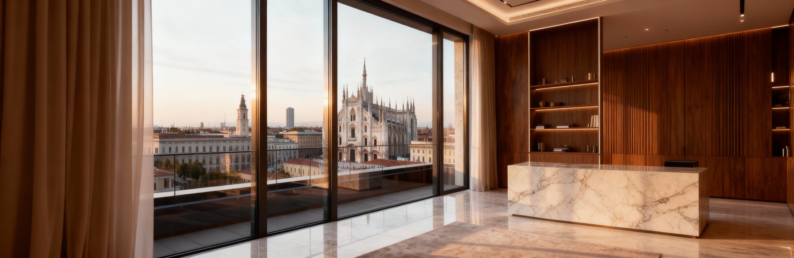 Luxury properties for sale in Milan, Lombardy, featuring historic homes, modern apartments, and stunning city views.