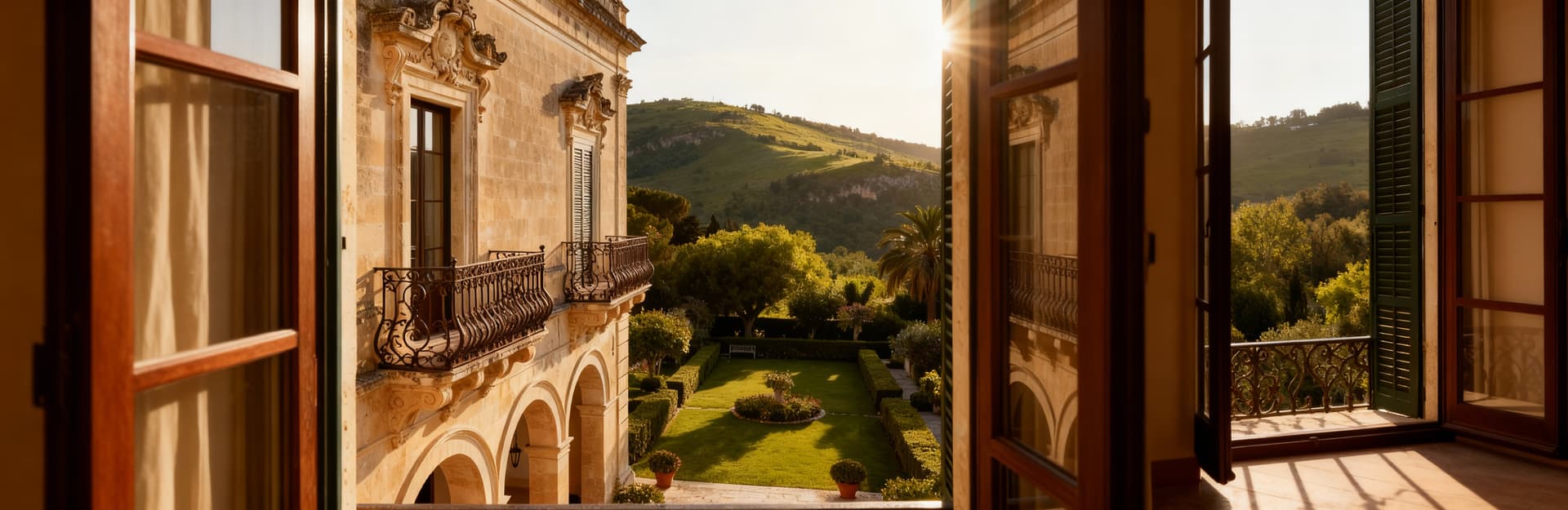 Luxury real estate for sale in Ragusa, Sicily, showcasing elegant villas and stunning views in a historic baroque setting.