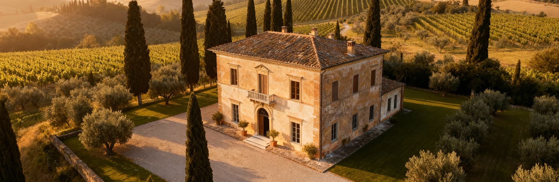 Luxury villas for sale in Florence province, showcasing historic estates amidst the stunning Tuscan countryside.