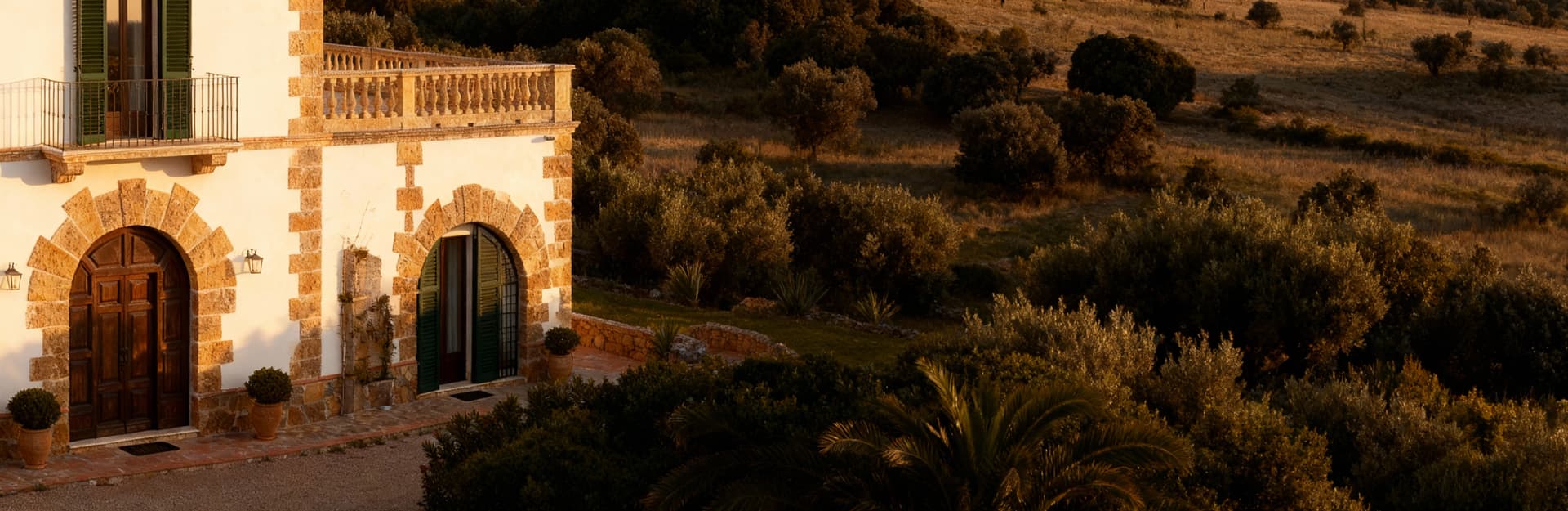 Rural properties for sale in Sassari province, nestled among Mediterranean vegetation and lush vineyards, offering serene living.