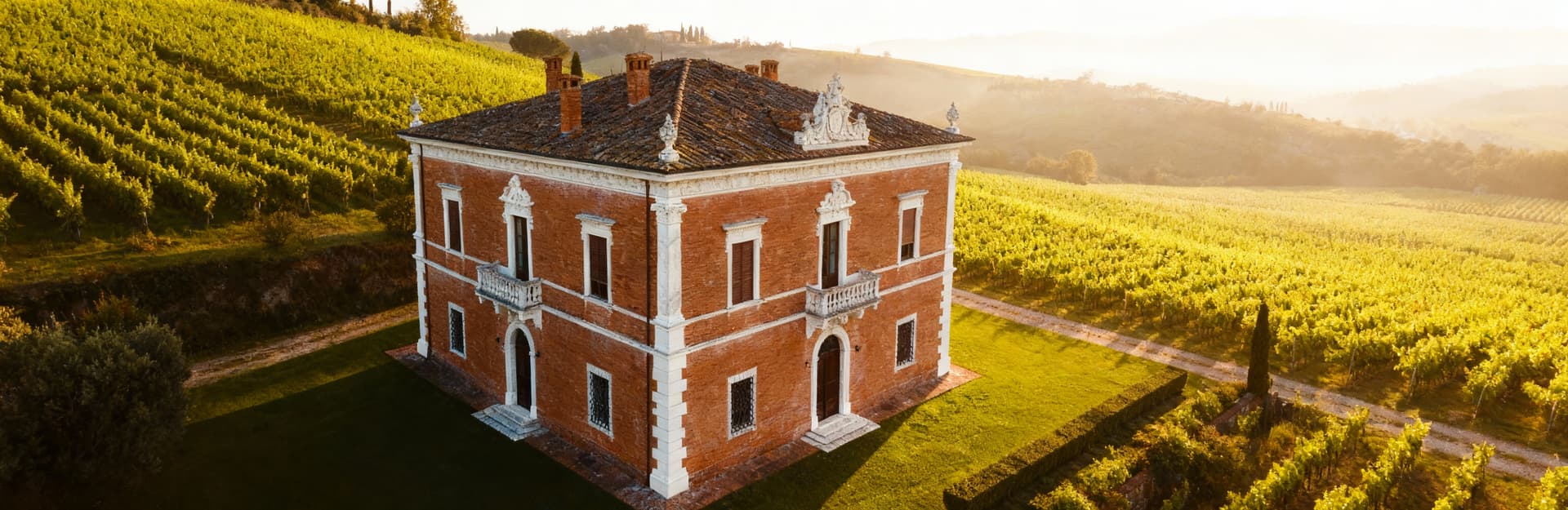 Charming countryside properties for sale in Prato, featuring historic villas amidst Carmignano's vineyards and rolling hills.