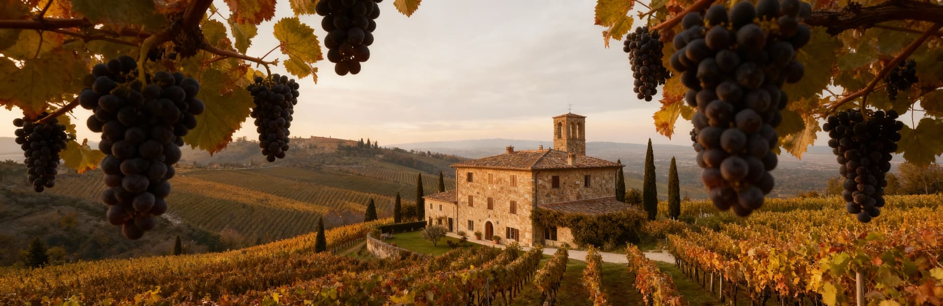 Charming stone cottages and enchanting landscapes in Chianti, a hub for world-famous wine and tradition meets innovation.