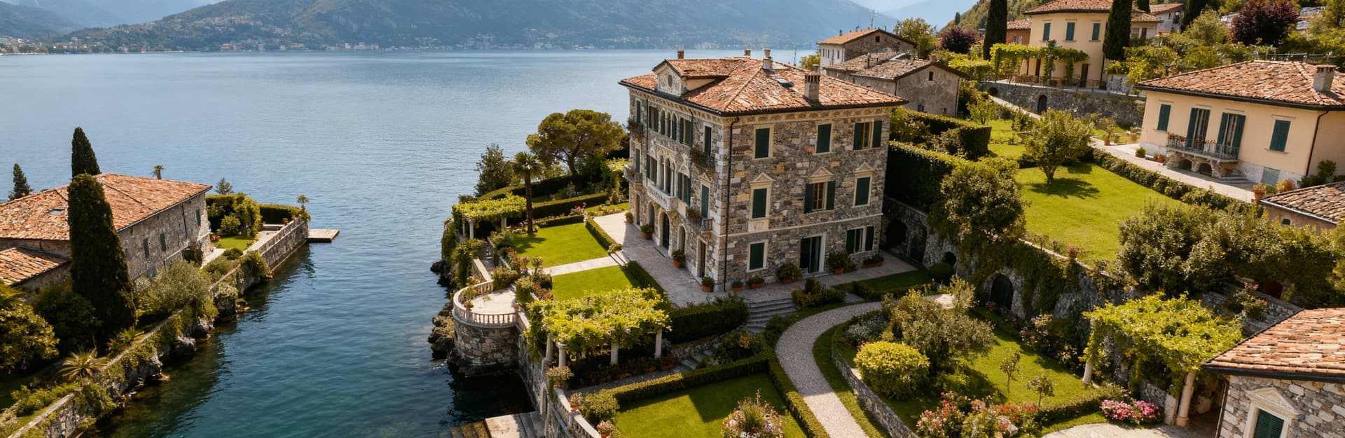 Elegant apartments for sale in the scenic Lakes area of Lombardy, featuring stunning views and rich cultural heritage.