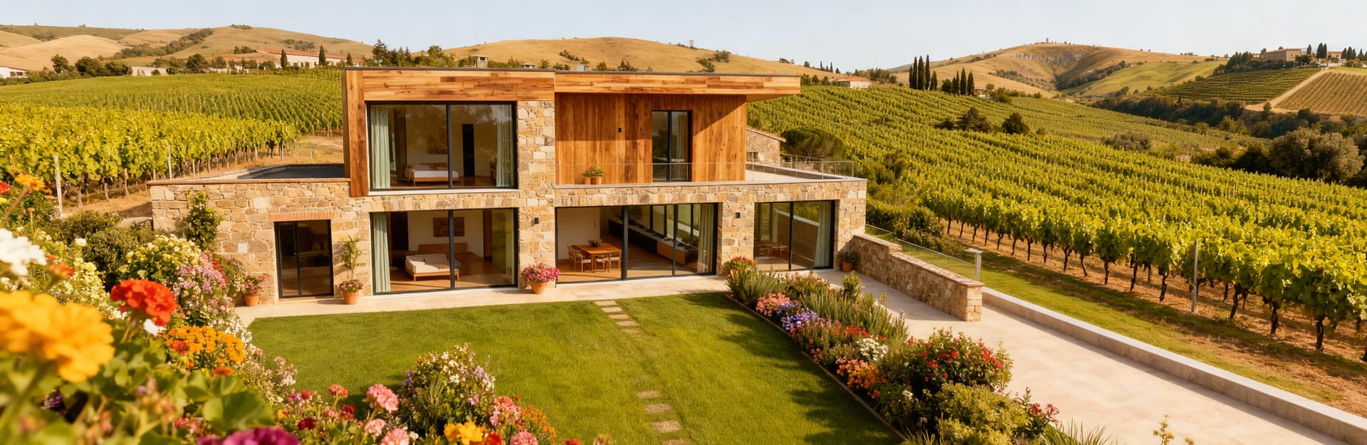 Luxury apartments for sale in Viterbo, Lazio, showcasing stunning landscapes and rich cultural heritage in a serene setting.