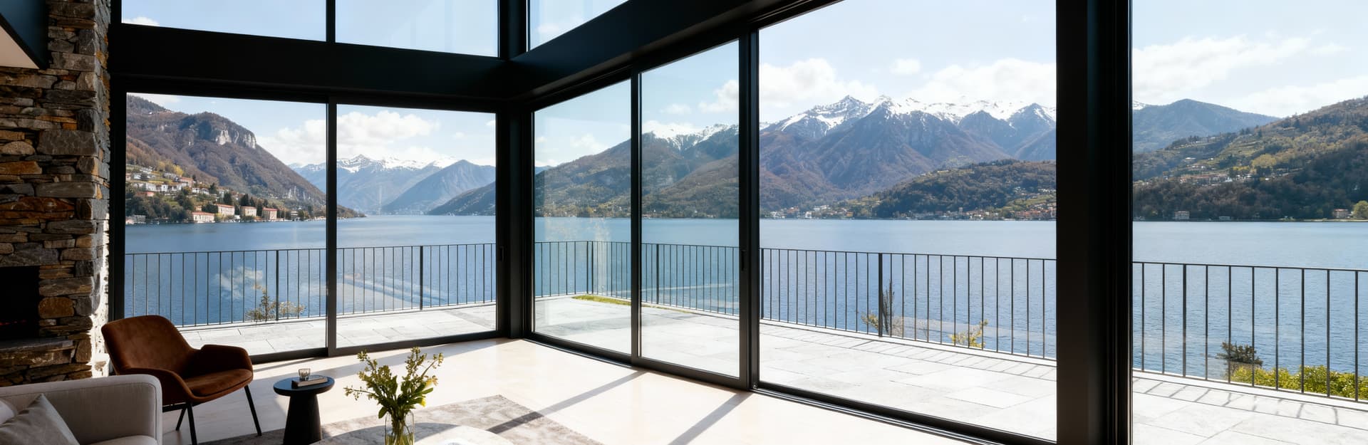 Luxury apartments for sale in Lugano, Ticino, showcasing stunning lake and mountain views in a vibrant cultural setting.