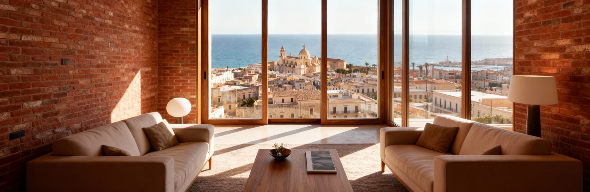 Luxury apartments for sale in Syracuse, Sicily, showcasing stunning architecture and breathtaking coastal views.