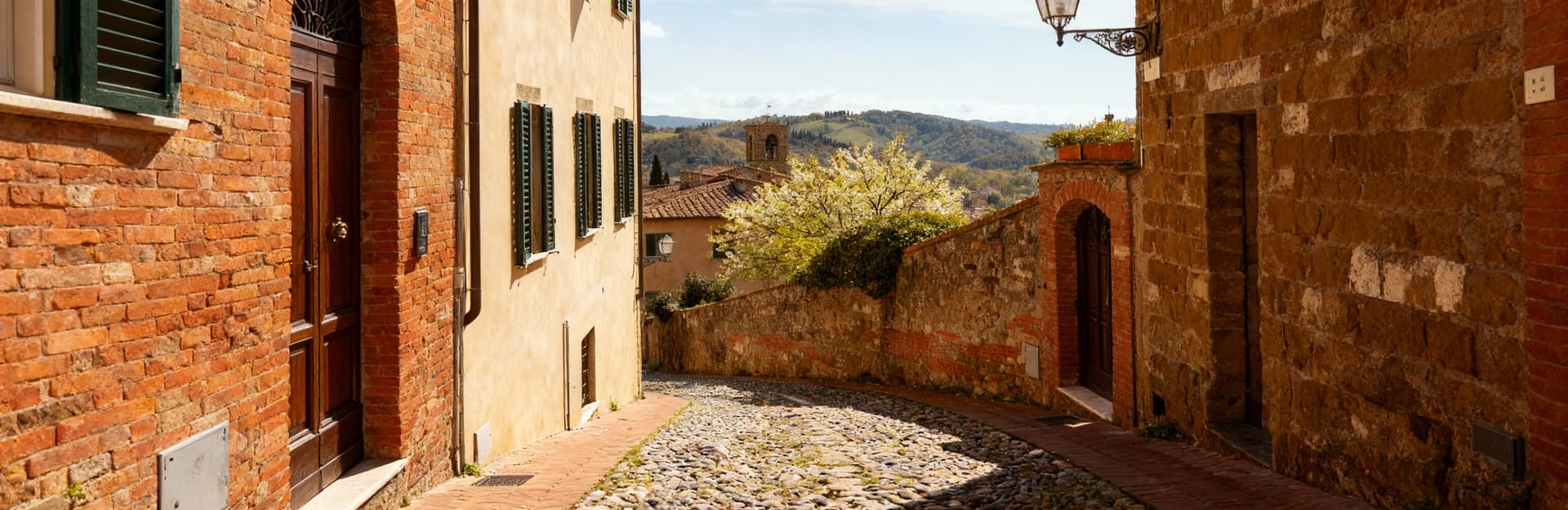 Charming apartments for sale in Arezzo, Tuscany, showcasing historic architecture and stunning countryside views.