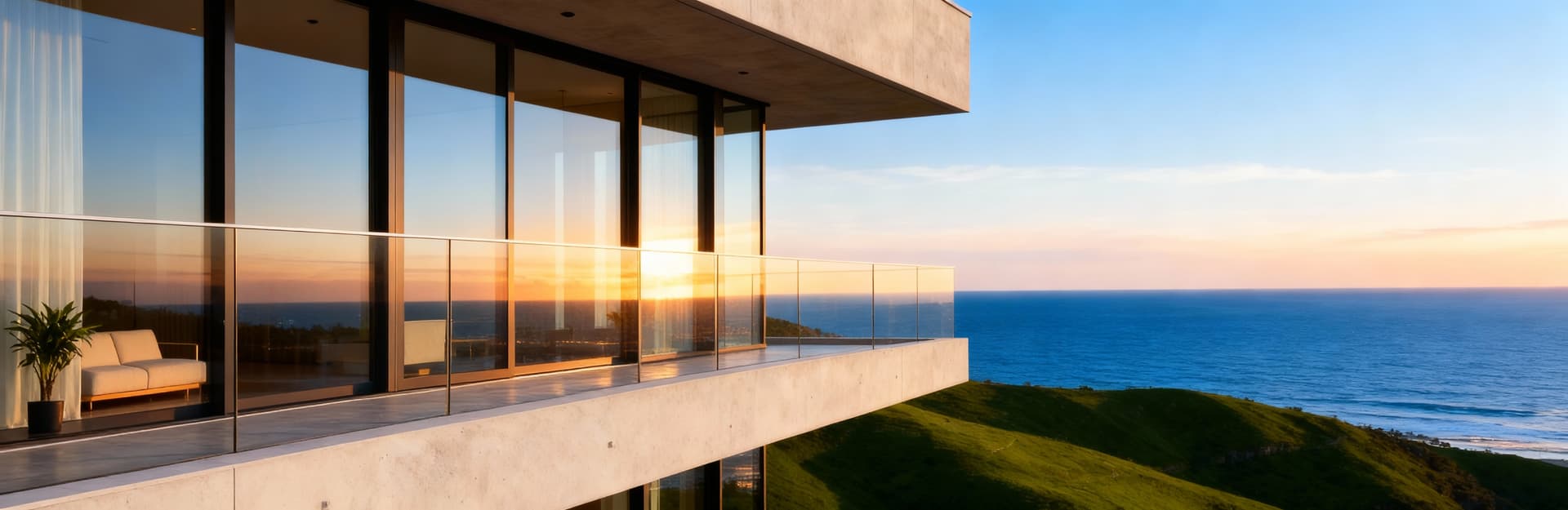 Ville di lusso in vendita a Vicenza, raffinatezza moderna e design elegante con vista sul mare e colline verdi.