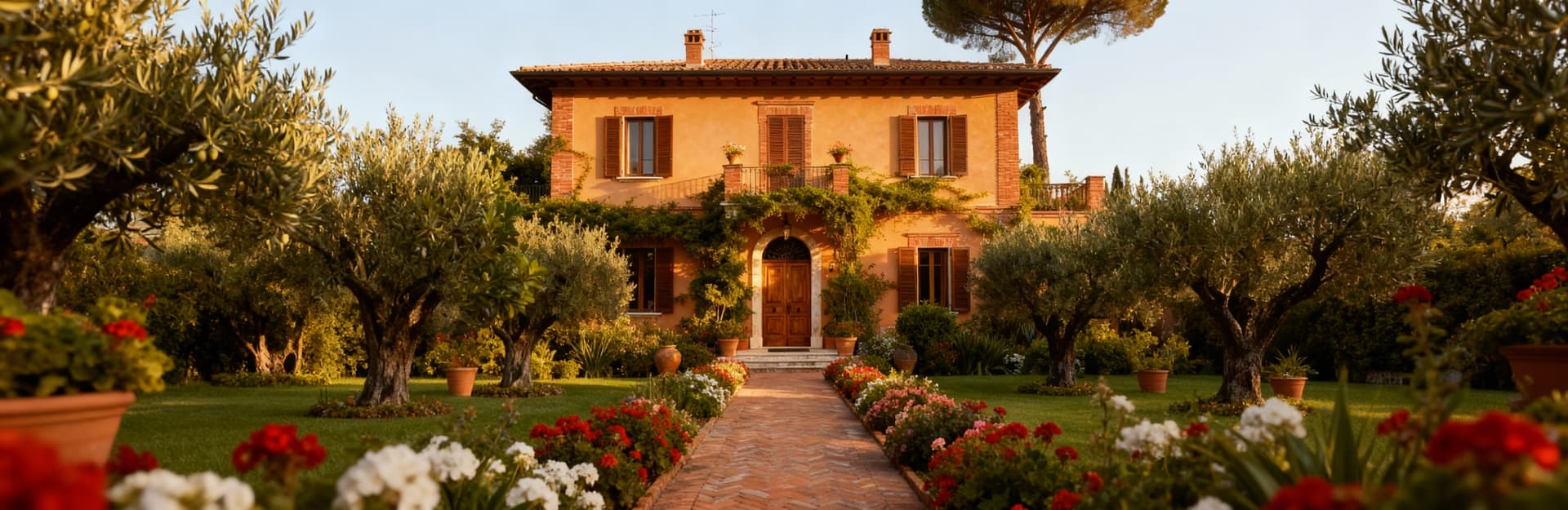 Luxury properties for sale in Viterbo, Lazio, featuring elegant villas and historical homes near picturesque lakes.